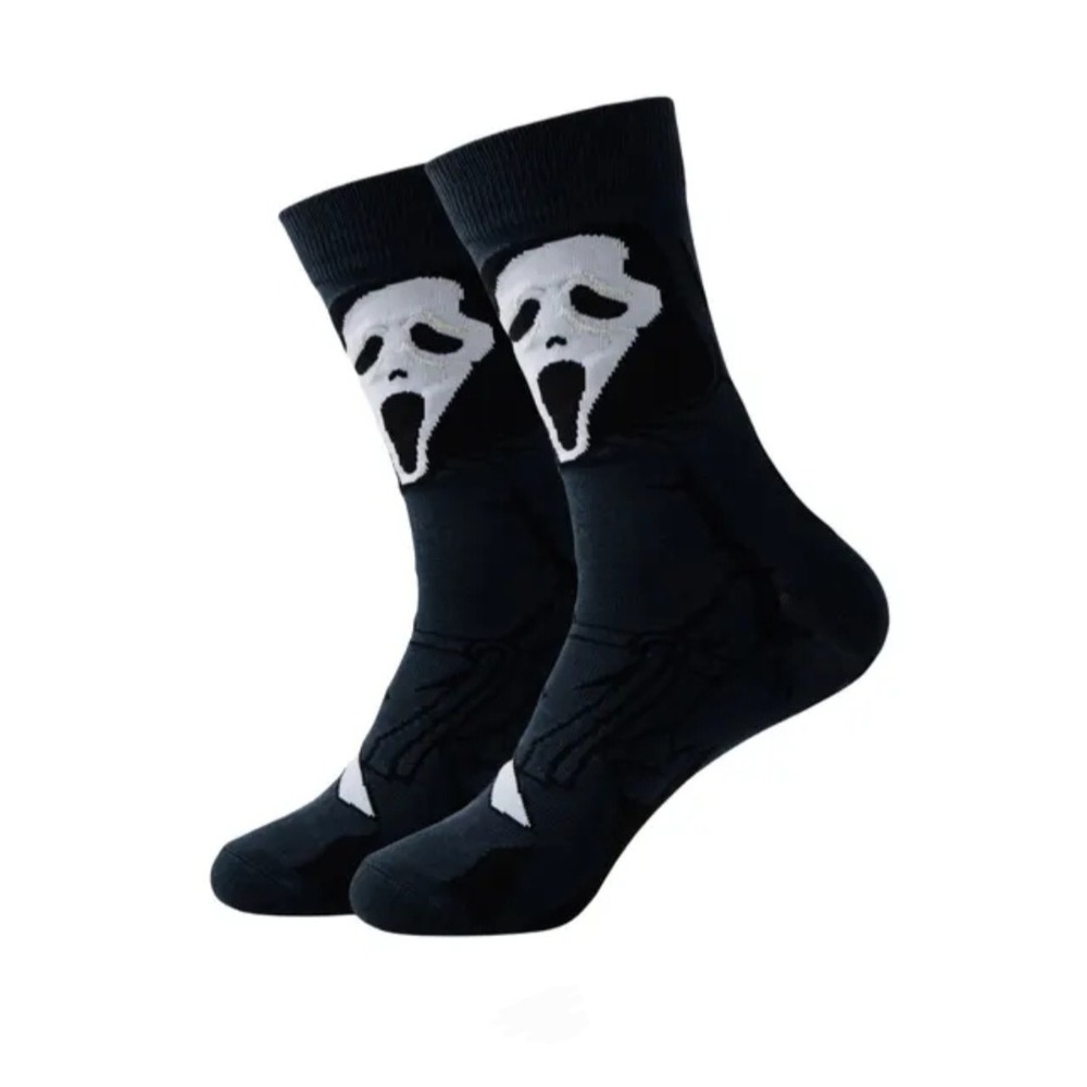Ghostface Horror Custom Crew Socks